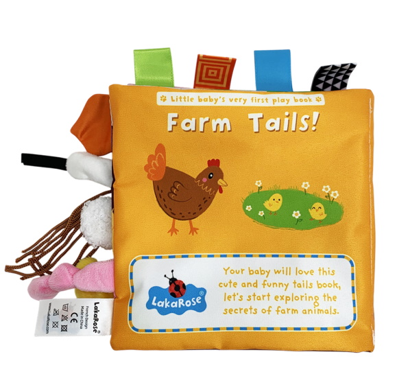 Интерактивная развивающая книжечка "Ферма",пак.15*16см  ТМ MEGAZayka