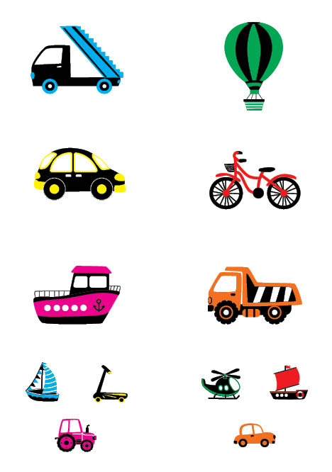 Книга Контрастні картинки. Мій перший транспорт 16,5*23см, Украина, ТМ УЛА