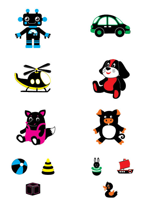 Книга Контрастні картинки. Мої перші іграшки 16,5*23см, Украина, ТМ УЛА