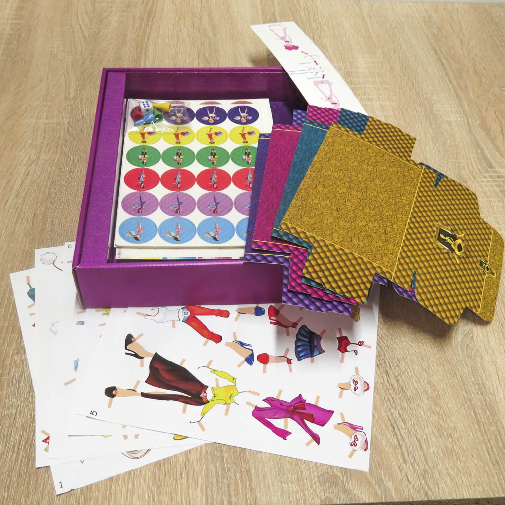 Игра наст. развив. "Модница", в кор. 33*22*4см, ARTOS Games, Украина (8шт)