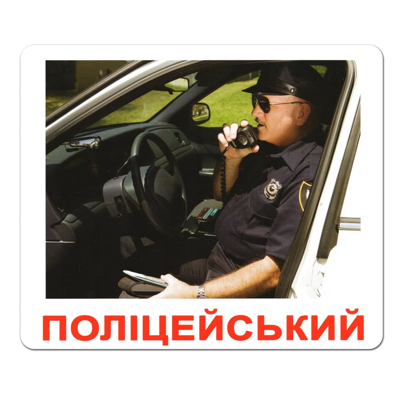 Карточки большие украинские с фактами, ламинированные "Професії" 20 карт., в пак. 16,5*19,5см, ТМ Вундеркинд с пеленок, Украина