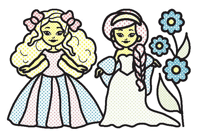 Раскраски водные: "Маленькі модниці", 23*16см, Украина, ТМ УЛА