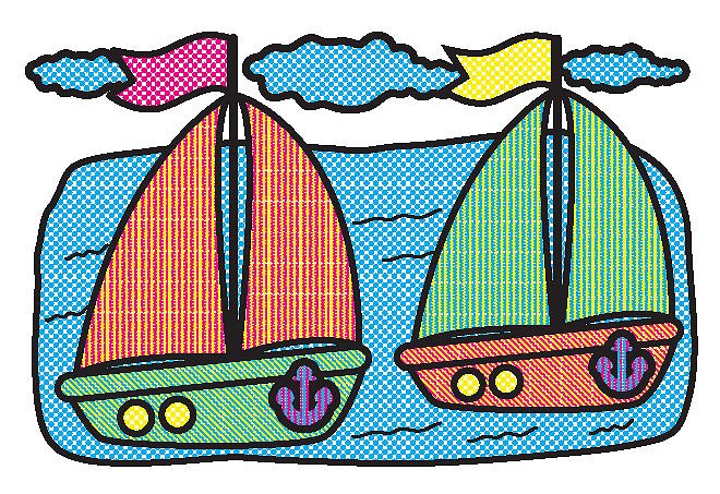 Розмальовки водні: "Морські кораблі", 23*16см, Україна, ТМ УЛА