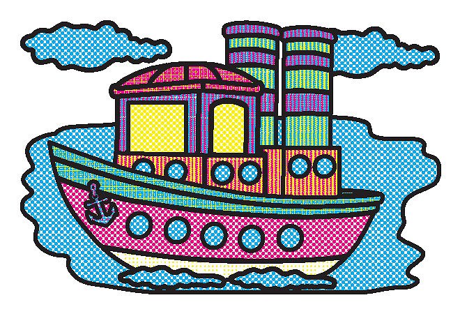 Розмальовки водні: "Морські кораблі", 23*16см, Україна, ТМ УЛА