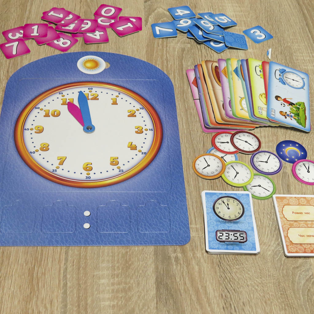 Игра развив. "Тик-так" Мои первые часики (рус/укр), в  гофр. кор. 36*28*5см, ARTOS Games, Украина (8шт)