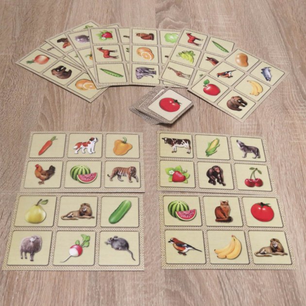 Игра настольная развививающая лото "Английский язык" (укр.), в гофр. кор. 27*36*6см, ARTOS Games, Украина (8шт)