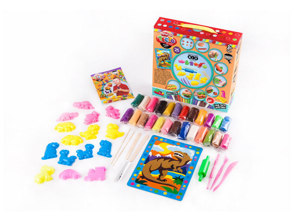 Набор для творчества "Тесто для лепки "Master Do" 1, рус., 25 цвета, в кор. 24*24*6см (5шт)