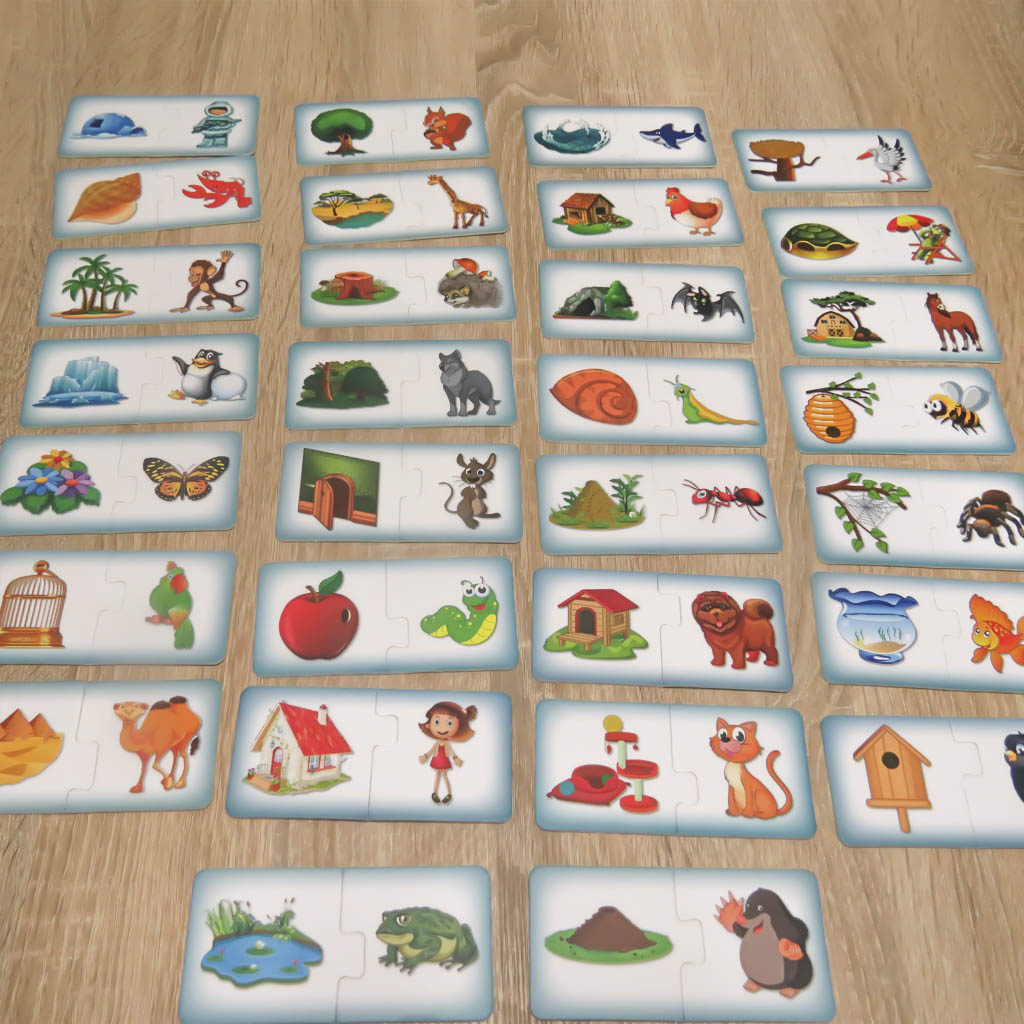 Игра настольная развивающая "Чей домик" (укр.), в премиум гофракартоне 22*17*8см, ARTOS Games, Украина (10шт)