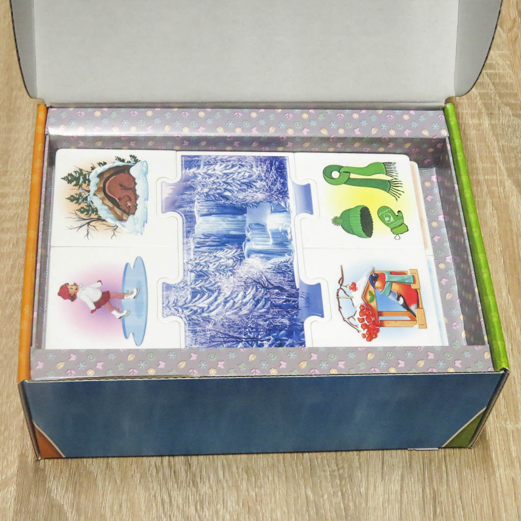 Игра развививающая "Времена года" (укр.), в премиум гофракартоне 22*17*8см, ARTOS Games, Украина (10шт)