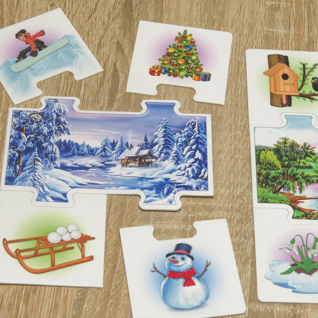 Игра развививающая "Времена года" (укр.), в премиум гофракартоне 22*17*8см, ARTOS Games, Украина (10шт)