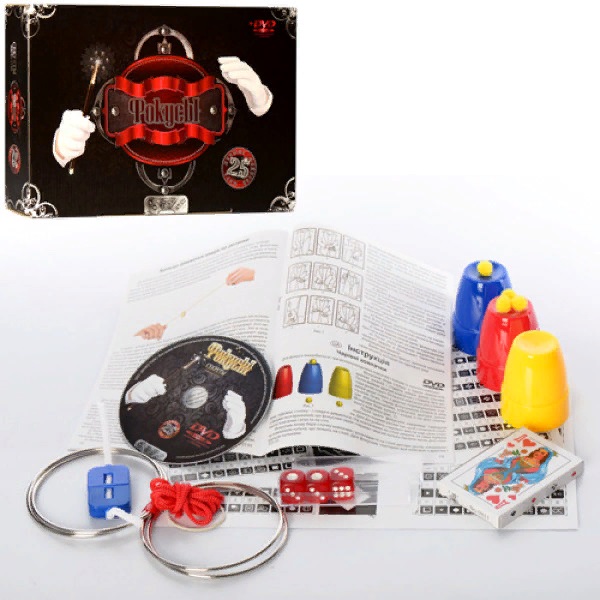 Набор "Фокусы" "Секреты мастерства, 25 лучших фокусов" , в кор. 23*34*7 см (5шт)