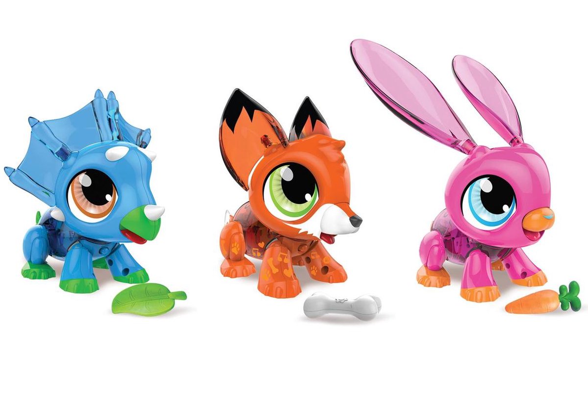 Интерактивное животное, 3 вида, батар., звук, свет, движение, в кор. 28*6*30см (24шт/2)