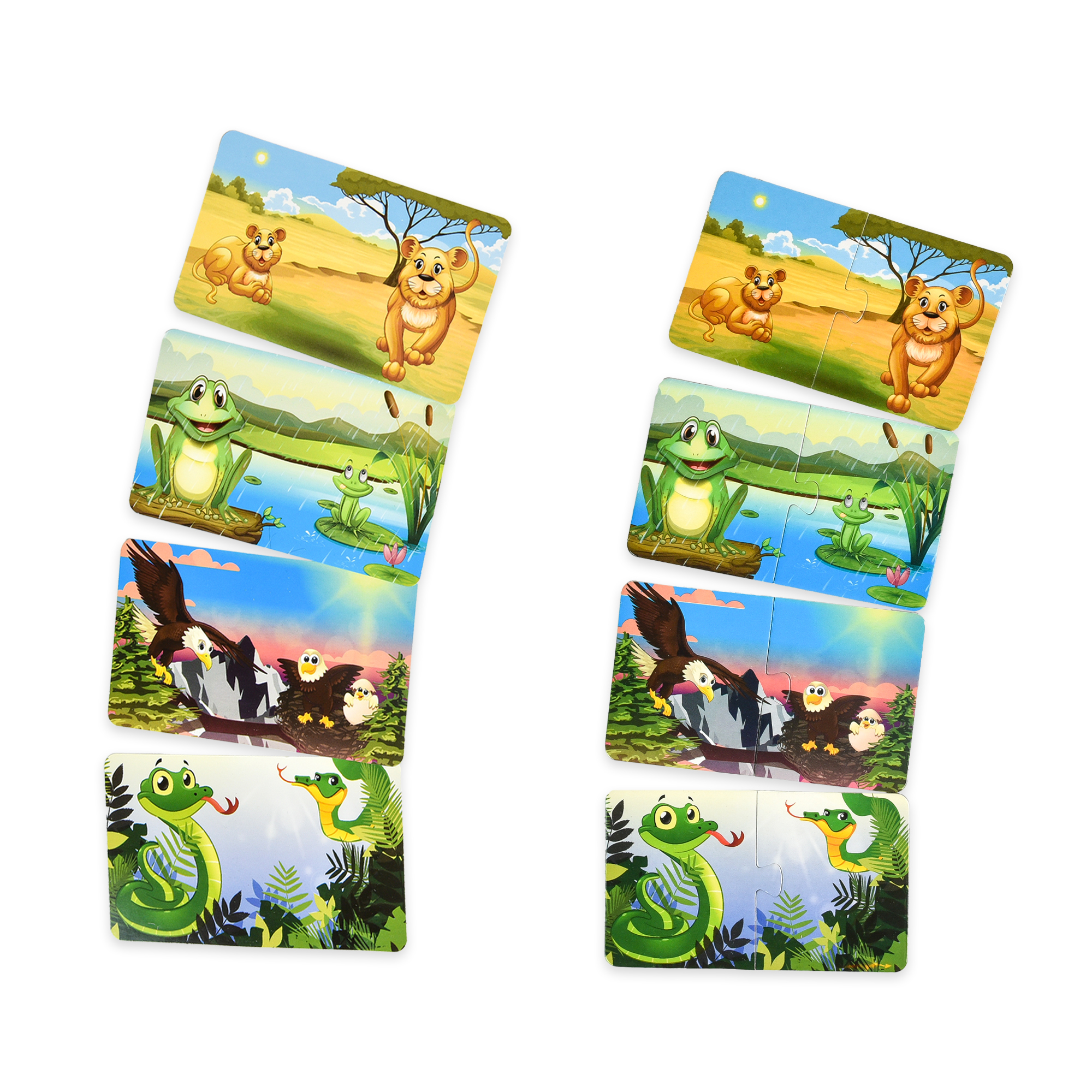 Пазлы "Хто чия мама?" (укр.) , в кор. 23*18,5*5см, ТМ Стратег, Украина (6шт)