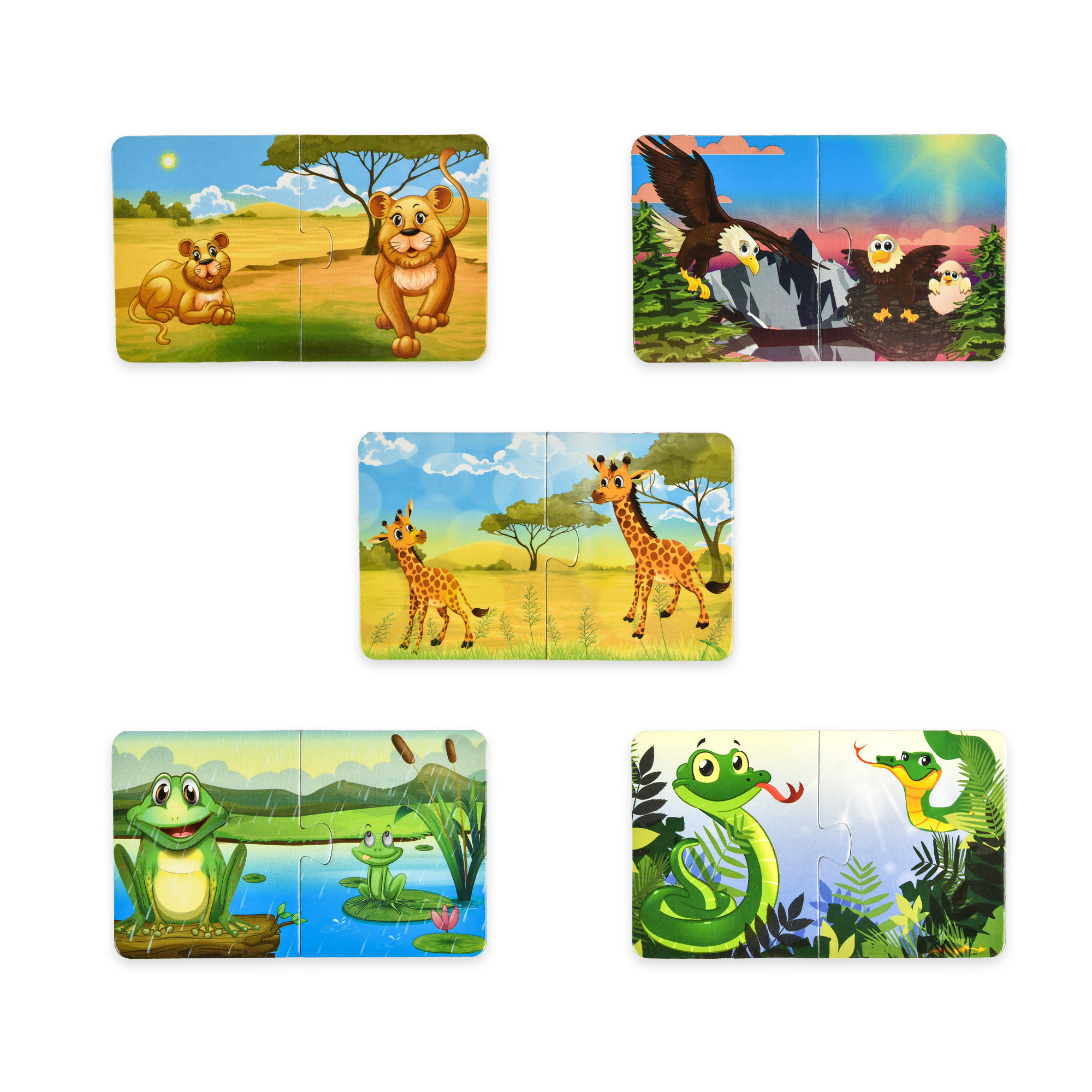 Пазлы "Хто чия мама?" (укр.) , в кор. 23*18,5*5см, ТМ Стратег, Украина (6шт)