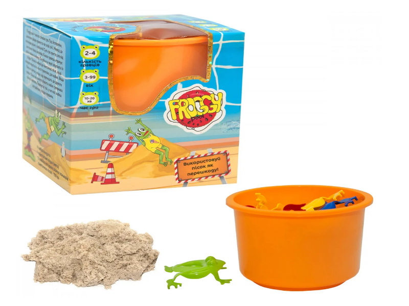 Игра настольная "Froggy Pool", укр., в кор. 12,5*11,2*11,2см, Украина, ТМ Стратег (20шт)