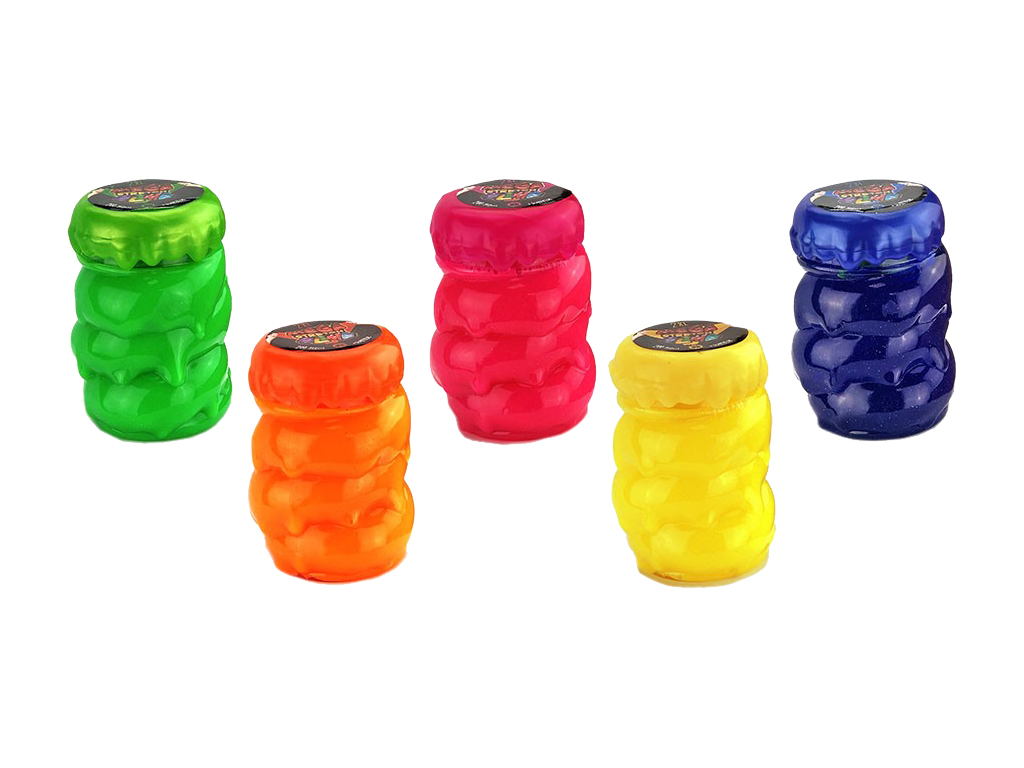 Слайм лизун Mega Stretch Slime, 200г, 6*9,5см (12шт)