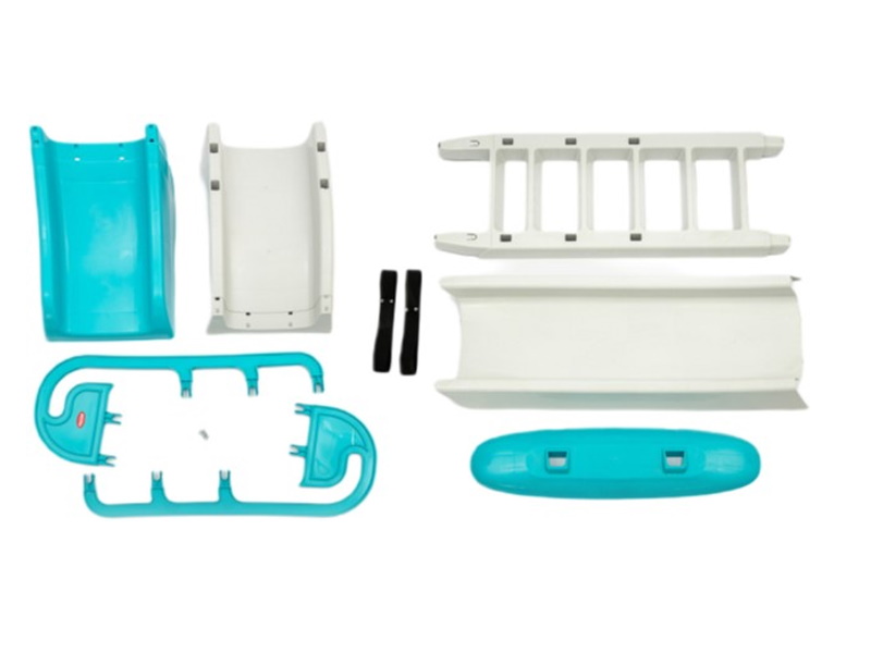 Гірка велика 243см, сіро-бірюзова, в кор. 140*60см, ТМ Долоні, Україна