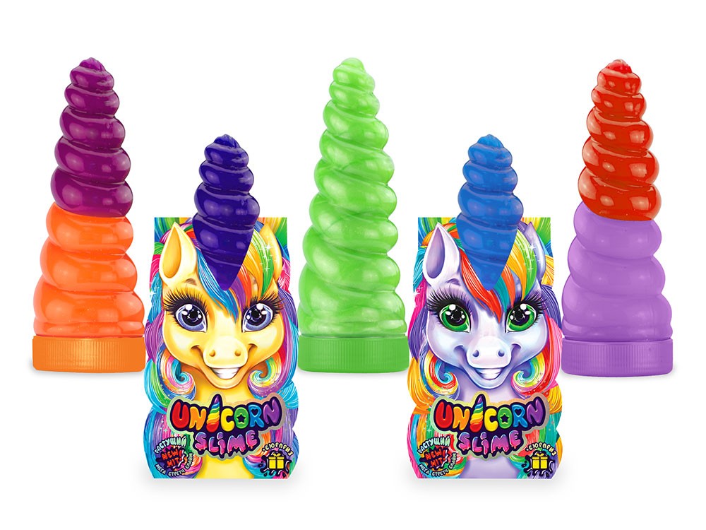 Слайм лизун Unicorn Slime, густий, 5*14см (14шт)