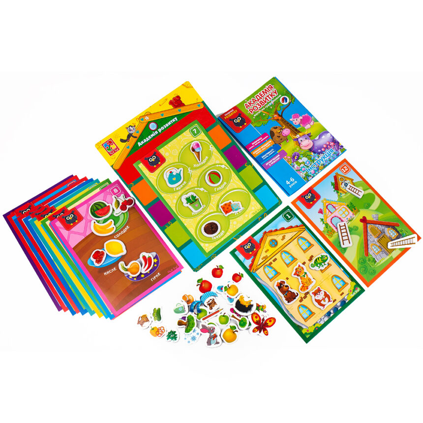 Магнитная игра с доской "Властивості, Ознаки", украинский, в кор. 36*8*27см, ТМ Vladi Toys, Украина