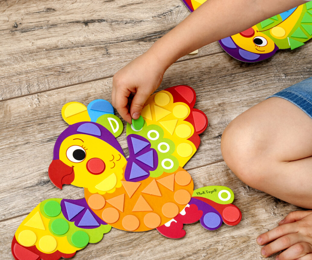 Набор для творчества "М'яка фігурна мозаїка. Пелікан", украинский, в кор. 22*2,5*30см, ТМ Vladi Toys, Украина