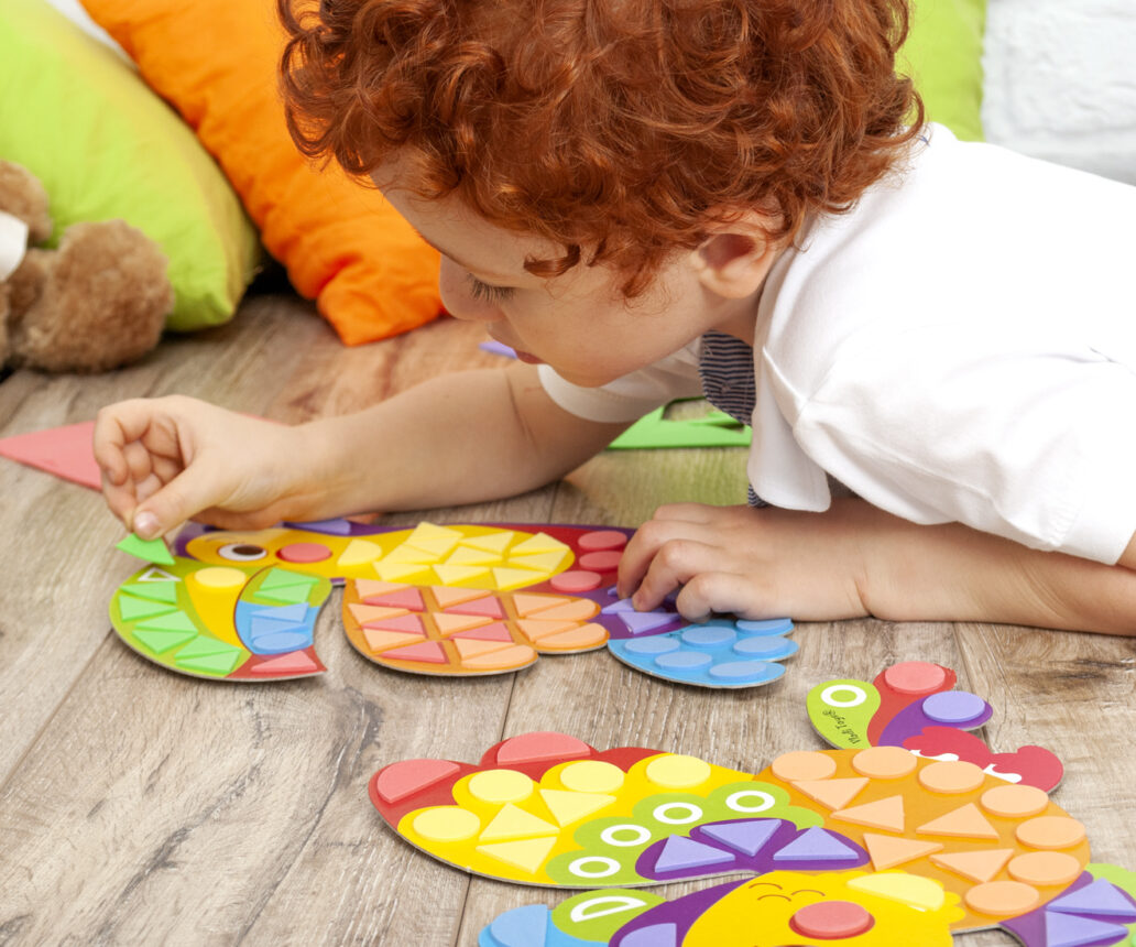 Набор для творчества "М'яка фігурна мозаїка. Пелікан", украинский, в кор. 22*2,5*30см, ТМ Vladi Toys, Украина