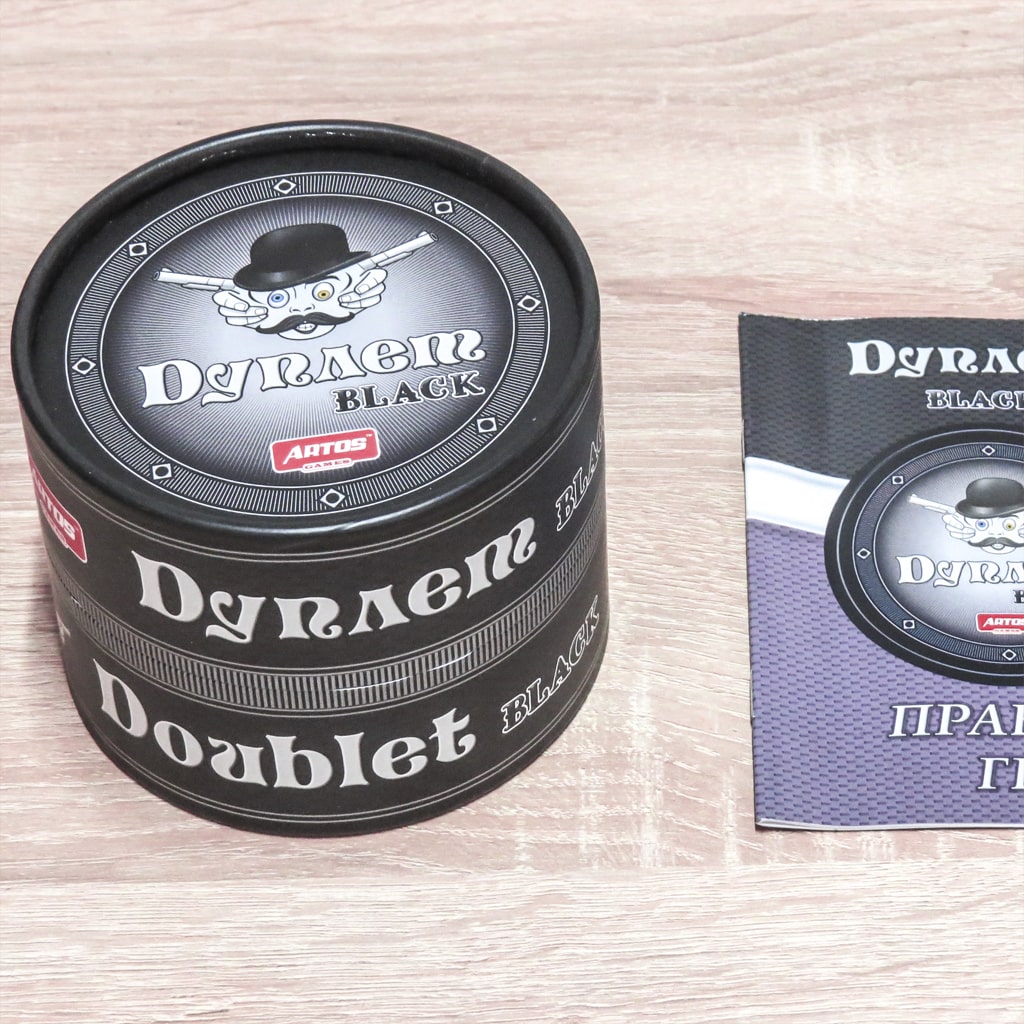 Игра развивающая "Дуплет Black", в кор. 15*15*9см, ARTOS Games, Украина (10шт)