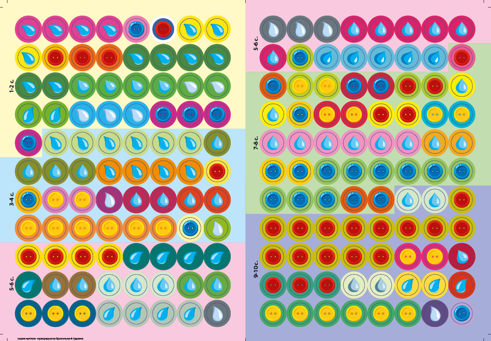 Книга "Наліпки-майструвалки. Крапельки й гудзики", 176 наклейок, 10 сторінок, 17*22,5см, Україна, ТМ УЛА