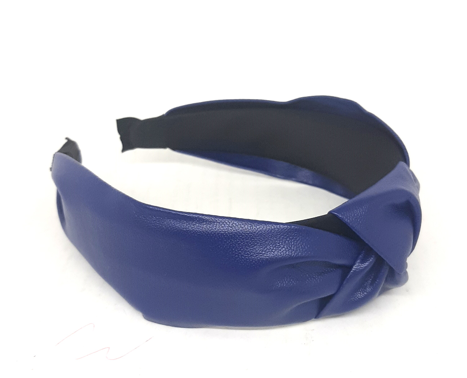 Обруч с узлом, кожа, в пак. 19*16см