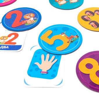 Цифри, лічба для найменших (укр), в кор. 18*18*5см, ТМ Vladi Toys, Украина